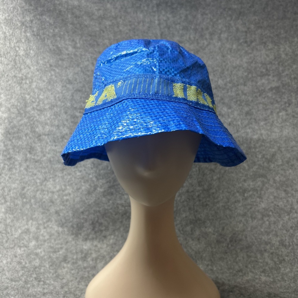 IKEA Knorva Bucket Hat One Size Blue Frakta Bag Material